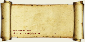 Maja Jačović vizit kartica